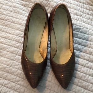 Vintage snakeskin heels